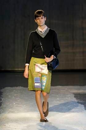 Sandy Liang Ready to wear fall winter 2025 26 NEW YORK February 2025 Sandy Liang Ready to wear fall winter 2025 26 NEW YORK February 2025, Credit:Zeppelin Avalon  Copyright: xZeppelinx xAvalonx 0961811150