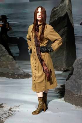 Elena Velez Ready to wear fall winter 2025 26 NEW YORK February 2025 Elena Velez Ready to wear fall winter 2025 26 NEW YORK February 2025, Credit:Zeppelin Avalon  Copyright: xZeppelinx xAvalonx 0961836994