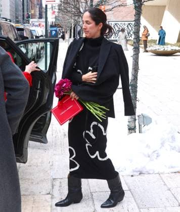 NYFW - Carolina Herrera With Her Family Designer Carolina Herrera with her daughters Carolina Adriana Herrera, Patricia Cristina Herrera and their children leave the Carolina Herrera show during the New York fashion week, NY, USA, on February 10, 2025. Photo by Dylan Travis ABACAPRESS.COM New York City NY United States  Copyright: xDylanxTravis ABACAx