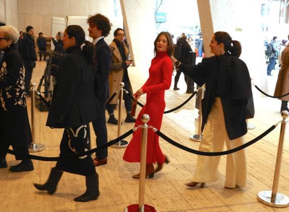 NYFW - Carolina Herrera With Her Family Designer Carolina Herrera with her daughters Carolina Adriana Herrera, Patricia Cristina Herrera and their children leave the Carolina Herrera show during the New York fashion week, NY, USA, on February 10, 2025. Photo by Dylan Travis ABACAPRESS.COM New York City NY United States  Copyright: xDylanxTravis ABACAx