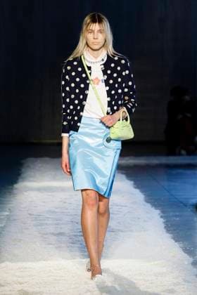 Défilé de mode Sandy Liang collection automne hiver 2025 2026 lors de la Fashion Week de New York Model on the runway at the Sandy Liang Fall RTW 2025 fashion show as part of New York Fashion Week on February 09, 2025 in New York, New York New York Etats Unis  Copyright: xAgencex xBestimagexAgencex xBestimagex