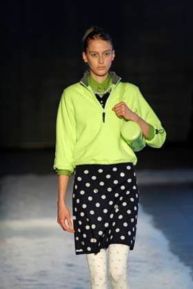 Sandy Liang Ready to Wear Fall Winter 2025 26 - New York, February 2025 Sandy Liang Ready to Wear Fall Winter 2025 26 - New York, February 2025, Credit:Zeppelin Avalon  Copyright: xZeppelinx xAvalonx 0961872403