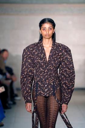 Meruert Tolegen Ready to Wear Fall Winter 2025 26 - New York, February 2025 Meruert Tolegen Ready to Wear Fall Winter 2025 26 - New York, February 2025, Credit:Zeppelin Avalon  Copyright: xZeppelinx xAvalonx 0961890352
