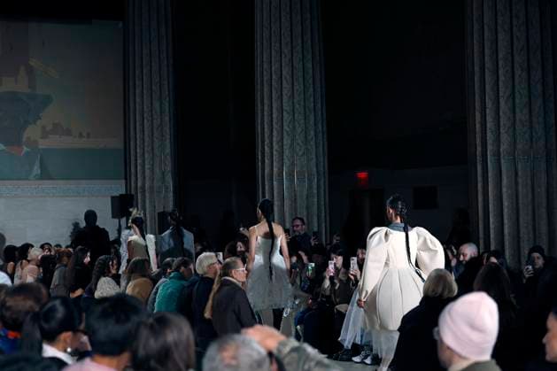 Meruert Tolegen Ready to Wear Fall Winter 2025 26 - New York, February 2025 Meruert Tolegen Ready to Wear Fall Winter 2025 26 - New York, February 2025, Credit:Zeppelin Avalon  Copyright: xZeppelinx xAvalonx 0961890819