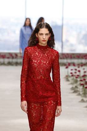 Carolina Herrera Ready to Wear Fall Winter 2025 26 - New York, February 2025 Carolina Herrera Ready to Wear Fall Winter 2025 26 - New York, February 2025, Credit:Zeppelin Avalon  Copyright: xZeppelinx xAvalonx 0961931656