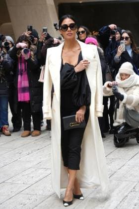 February 10, 2025, New York, New York, USA: NICOLE SCHERZINGER attends the Carolina Herrera W25 runway show during New York Fashion Week,.Pine Street, NYC.February 10, 2025 . New York USA - ZUMAms4_ 20250210_faf_ms4_002 Copyright: xSoniaxMoskowitzxGordonx