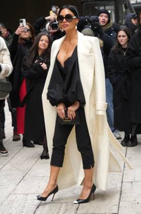 February 10, 2025, New York, New York, USA: NICOLE SCHERZINGER attends the Carolina Herrera W25 runway show during New York Fashion Week,.Pine Street, NYC.February 10, 2025 . New York USA - ZUMAms4_ 20250210_faf_ms4_004 Copyright: xSoniaxMoskowitzxGordonx