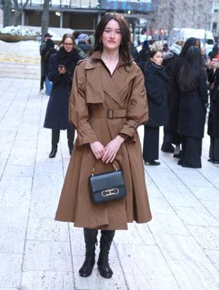 NYFW - Carolina Herrera Arrivals Sarah Pidgeon attends the Carolina Herrera show during the New York fashion week, NY on February 10, 2025. Photo by Dylan Travis ABACAPRESS.COM New York City NY United Arab Emirates  Copyright: xDylanxTravis ABACAx