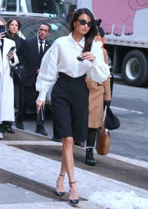 NYFW - Carolina Herrera Arrivals Kelsey Merritt attends the Carolina Herrera show during the New York fashion week, NY on February 10, 2025. Photo by Dylan Travis ABACAPRESS.COM New York City NY United Arab Emirates  Copyright: xDylanxTravis ABACAx