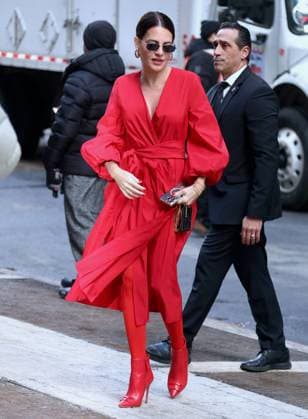 NYFW - Carolina Herrera Arrivals Virgilia Virjoghe attends the Carolina Herrera show during the New York fashion week, NY on February 10, 2025. Photo by Dylan Travis ABACAPRESS.COM New York City NY United Arab Emirates  Copyright: xDylanxTravis ABACAx