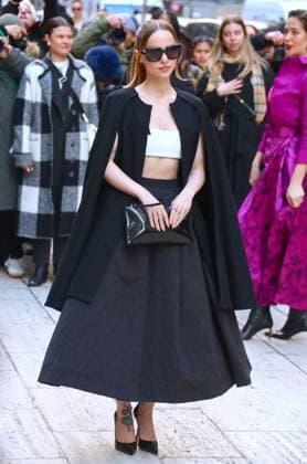 NYFW - Carolina Herrera Arrivals Dove Cameron attends the Carolina Herrera show during the New York fashion week, NY on February 10, 2025. Photo by Dylan Travis ABACAPRESS.COM New York City NY United Arab Emirates  Copyright: xDylanxTravis ABACAx