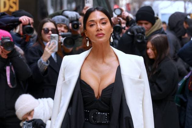 NYFW - Carolina Herrera Arrivals Nicole Scherzinger attends the Carolina Herrera show during the New York fashion week, NY on February 10, 2025. Photo by Dylan Travis ABACAPRESS.COM New York City NY United Arab Emirates  Copyright: xDylanxTravis ABACAx