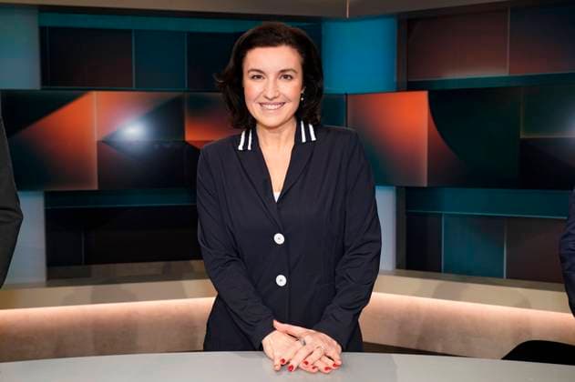 Dorothee Bär in der ARD-Talkshow hart aber fair im Studio Adlershof. Berlin, 10.02.2025 Foto:xT.xBartillax xFuturexImagex hart_fair1002_5209