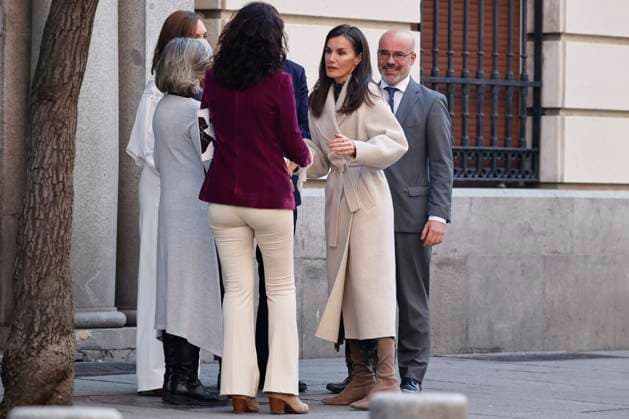 Queen Letizia presides over the Spanish Royal Academy of Sciences Foundation FRACE Awards The Minister of Equality, Ana Redondo, and Queen Letizia at the exit of the Spanish Royal Academy of Sciences Foundation FRACE Awards, in the framework of the International Day of Women and Girls in Science, Mastercard and the Spanish Royal Academy of Sciences Foundation, February 11, 2025, in Madrid Spain FAMOS REALEZA QUEEN FRACE AWARDS SCIENCE Antonio Gutié Madrid Madrid Madrid Spain  Copyright: xAntonioxGutiÃ rrezx 6512466