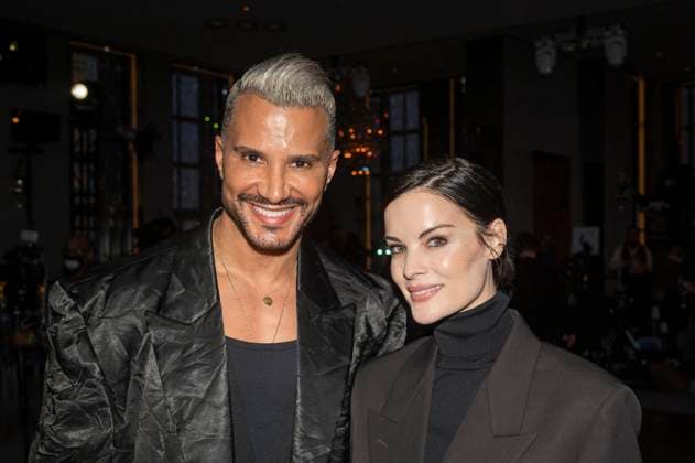 February 10, 2025, New York, United States: (L-R) Jay Manuel and Jaimie Alexander attend the Pamella Roland show during February 2025 New York Fashion Week at The Rainbow Room. New York United States - ZUMAs197 20250210_aab_s197_031 Copyright: xRonxAdarx