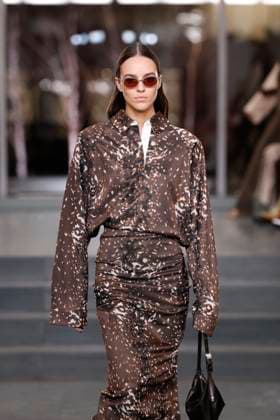 Tory Burch Ready-to-wear Fall Winter 2025 26, New York, February 2025 Tory Burch Ready-to-wear Fall Winter 2025 26 runway at New York fashion week, 10 February 2025., Credit:x Avalon New York, USA  Copyright: xxx xAvalonx PHT_fashion_NYFW_Tory_Burch_details_962320385