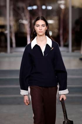 Tory Burch Ready-to-wear Fall Winter 2025 26, New York, February 2025 Tory Burch Ready-to-wear Fall Winter 2025 26 runway at New York fashion week, 10 February 2025., Credit:x Avalon New York, USA  Copyright: xxx xAvalonx PHT_fashion_NYFW_Tory_Burch_details_962321772