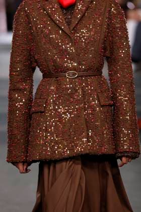 Tory Burch Ready-to-wear Fall Winter 2025 26, New York, February 2025 Tory Burch Ready-to-wear Fall Winter 2025 26 runway at New York fashion week, 10 February 2025., Credit:x Avalon New York, USA  Copyright: xxx xAvalonx PHT_fashion_NYFW_Tory_Burch_details_962323500