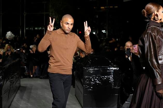 Luar ready to wear fall winter 2025 26, New York, February 2025 Creative director Raul Lopez takes a bow at Luar ready to wear fall winter 2025 26 runway at New York fashion week, 10 February 2025, Credit:x Avalon New York, USA  Copyright: xxx xAvalonx 0962352096