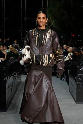 Luar ready to wear fall winter 2025 26, New York, February 2025 Luar ready to wear fall winter 2025 26 runway at New York fashion week, 10 February 2025, Credit:x Avalon New York, USA  Copyright: xxx xAvalonx 0962352346