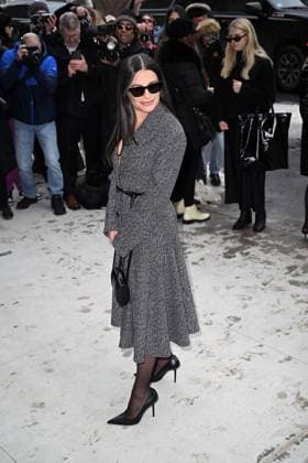 Celebrity guests arrive at the Michael Kors show during New York Fashion Week Featuring: Lea Michele Where: New York City, New York, United States When: 11 Feb 2025 Credit: Elder Ordonez INSTARimages EDITORIAL USE ONLY. NOT FOR USE BY NEWSPAPERS BASED IN THE UK. Copyright: xx instar54505214