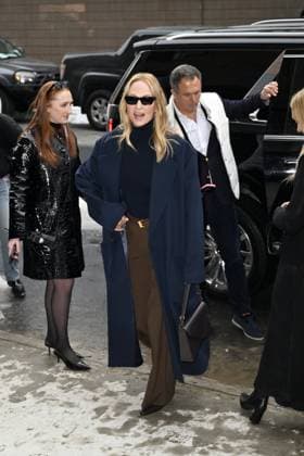 Celebrity guests arrive at the Michael Kors show during New York Fashion Week Featuring: Uma Thurman Where: New York City, New York, United States When: 11 Feb 2025 Credit: Elder Ordonez INSTARimages EDITORIAL USE ONLY. NOT FOR USE BY NEWSPAPERS BASED IN THE UK. Copyright: xx instar54505220