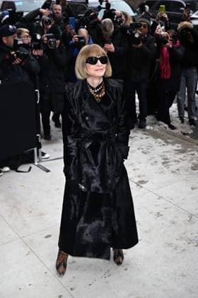 Celebrity guests arrive at the Michael Kors show during New York Fashion Week Featuring: Anna Wintour Where: New York City, New York, United States When: 11 Feb 2025 Credit: Elder Ordonez INSTARimages EDITORIAL USE ONLY. NOT FOR USE BY NEWSPAPERS BASED IN THE UK. Copyright: xx instar54505209