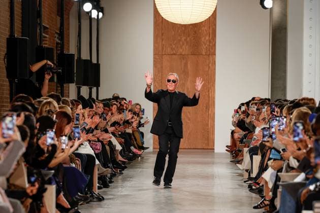 Défilé de mode Michael Kors au Terminal Warehouse collection automne hiver 2025 2026 lors de la Fashion Week de New York Fashion designer Michael Kors Runway during the Michael Kors Collection Fall Winter 2025 Runway Show at Terminal Warehouse on February 11, 2025 in New York City New York Etats Unis  Copyright: xAgencex xBestimagexAgencex xBestimagex