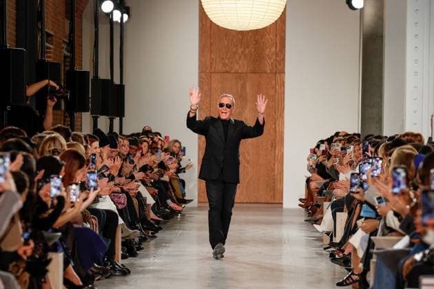 Défilé de mode Michael Kors au Terminal Warehouse collection automne hiver 2025 2026 lors de la Fashion Week de New York Fashion designer Michael Kors Runway during the Michael Kors Collection Fall Winter 2025 Runway Show at Terminal Warehouse on February 11, 2025 in New York City New York Etats Unis  Copyright: xAgencex xBestimagexAgencex xBestimagex