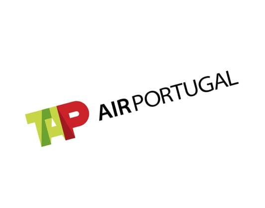 Rotated to left, TAP Portugal Logo 2005, Airline, Historic Logo from 2005 Nach links gedreht, TAP Portugal Logo 2005, Fluggesellschaft, Historisches Logo von 2005 Copyright: imageBROKER LogoxFactory iblmwf12217126.jpg