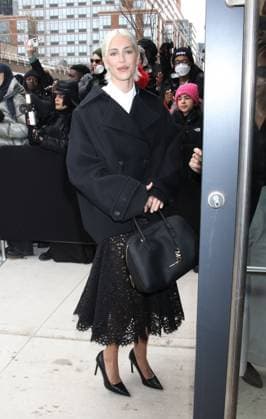 NEW YORK, NY- FEBRUARY 11: Delilah Belle Hamlin seen arriving at Michael Kors 2025 Collection fashion show during the 2025 New York Fashion Week on February 11, 2025. Copyright: xRWx