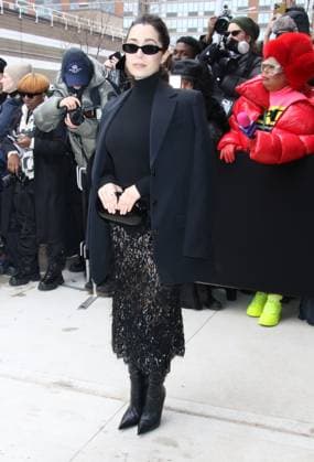 NEW YORK, NY- FEBRUARY 11: Cristin Milioti seen arriving at Michael Kors 2025 Collection fashion show during the 2025 New York Fashion Week on February 11, 2025. Copyright: xRWx