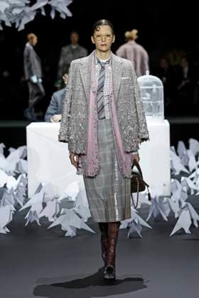 Thom Browne ready to wear fall winter 2025 26, New York, February 2025 Thom Browne ready to wear fall winter 2025 26 runway at New York fashion week, 11 February 2025, Credit:x Avalon New York, USA  Copyright: xxx xAvalonx 0962642383