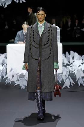 Thom Browne ready to wear fall winter 2025 26, New York, February 2025 Thom Browne ready to wear fall winter 2025 26 runway at New York fashion week, 11 February 2025, Credit:x Avalon New York, USA  Copyright: xxx xAvalonx 0962642821