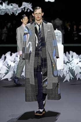 Thom Browne ready to wear fall winter 2025 26, New York, February 2025 Thom Browne ready to wear fall winter 2025 26 runway at New York fashion week, 11 February 2025, Credit:x Avalon New York, USA  Copyright: xxx xAvalonx 0962642890