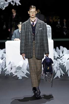 Thom Browne ready to wear fall winter 2025 26, New York, February 2025 Thom Browne ready to wear fall winter 2025 26 runway at New York fashion week, 11 February 2025, Credit:x Avalon New York, USA  Copyright: xxx xAvalonx 0962642994