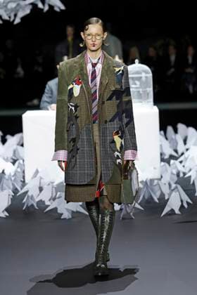 Thom Browne ready to wear fall winter 2025 26, New York, February 2025 Thom Browne ready to wear fall winter 2025 26 runway at New York fashion week, 11 February 2025, Credit:x Avalon New York, USA  Copyright: xxx xAvalonx 0962643394