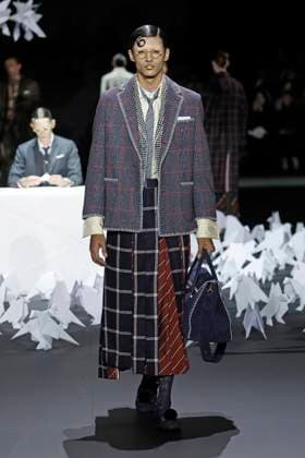 Thom Browne ready to wear fall winter 2025 26, New York, February 2025 Thom Browne ready to wear fall winter 2025 26 runway at New York fashion week, 11 February 2025, Credit:x Avalon New York, USA  Copyright: xxx xAvalonx 0962643526