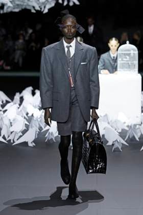 Thom Browne ready to wear fall winter 2025 26, New York, February 2025 Thom Browne ready to wear fall winter 2025 26 runway at New York fashion week, 11 February 2025, Credit:x Avalon New York, USA  Copyright: xxx xAvalonx 0962644039