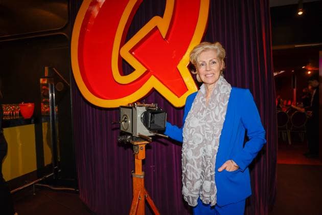 Marika George (Laudatorin) bei der 17. Verleihung des ASKANIA-Award im Quatsch Comedy Club Berlin.