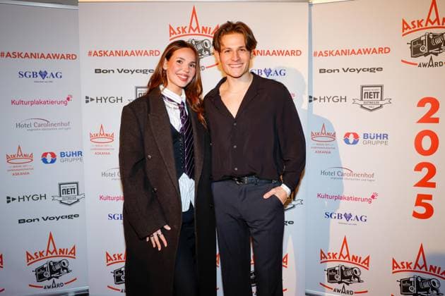 Ina Houth, Moritz Beckerling bei der 17. Verleihung des ASKANIA-Award im Quatsch Comedy Club Berlin.
