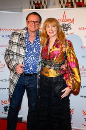 Dirk Ullmann, Nanna Kuckuck bei der 17. Verleihung des ASKANIA-Award im Quatsch Comedy Club Berlin.