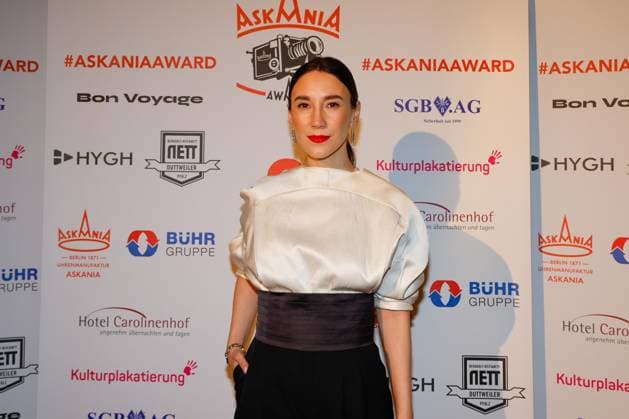 Sibel Kekilli (Preisträgerin) bei der 17. Verleihung des ASKANIA-Award im Quatsch Comedy Club Berlin.