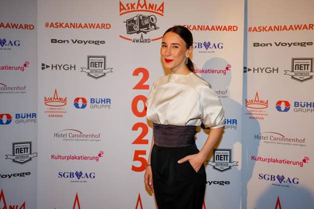 Sibel Kekilli (Preisträgerin) bei der 17. Verleihung des ASKANIA-Award im Quatsch Comedy Club Berlin.