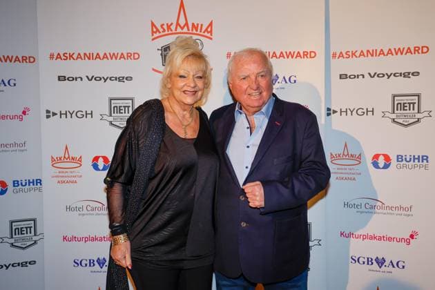 Margret und Uli Wegner bei der 17. Verleihung des ASKANIA-Award im Quatsch Comedy Club Berlin.