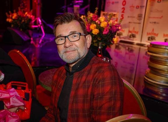 Matthias Freihof (Preisträger) bei der 17. Verleihung des ASKANIA-Award im Quatsch Comedy Club Berlin.