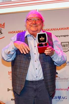 Preisträger Jacki Schwarz bei der 17. Verleihung des ASKANIA-Award im Quatsch Comedy Club Berlin.