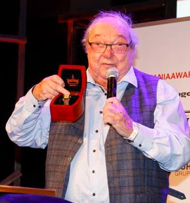 Preisträger Jacki Schwarz bei der 17. Verleihung des ASKANIA-Award im Quatsch Comedy Club Berlin.