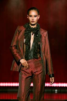 Frederick Anderson ready to wear fall winter 2025 26, New York, February 2025 Frederick Anderson ready to wear fall winter 2025 26 runway at New York fashion week, 11 February 2025, Credit:x Avalon New York, USA  Copyright: xxx xAvalonx 0962776543