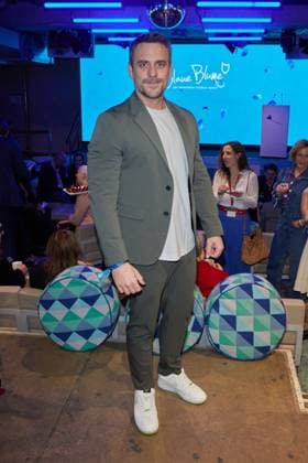 Marc Barthel - Gaesteankunft zur Verleihung des Kurzfilmpreises BLAUE BLUME von Romance TV im Prince Charles in Berlin am 12.02.2025. Kurzfilmpreis BLAUE BLUME